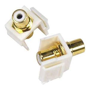 RCA White F/F Keystone Module White