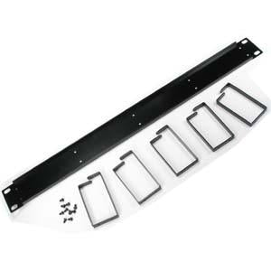 1U Cable Management 1.75"x19", Metal Ring