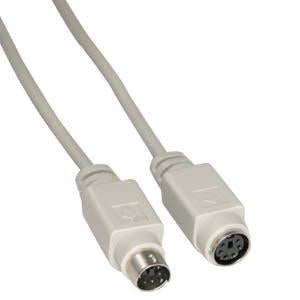 6Ft PS/2 M/F Extension Cable