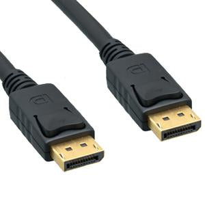 6Ft Display Port Cable Male to Male with Latches 28AWG