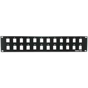 2U 19" 24port Blank Panel for Keystone Jack