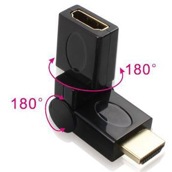 Swivel HDMI Adapter Male to Female 360 Degree