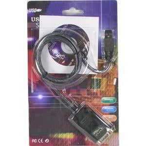 USB to RS232 Serial Adapter DB9-Male/Hex Nut, PROLIFIC Chipset