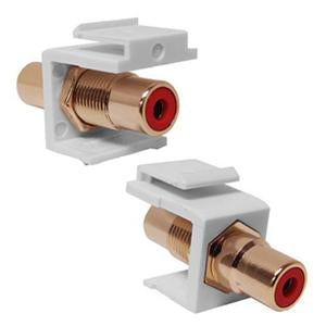 RCA Red F/F Keystone Module White