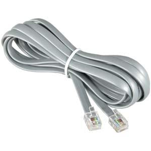 7Ft RJ12 Modular Cable Straight