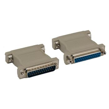 DB25 M/F Null Modem Adapter
