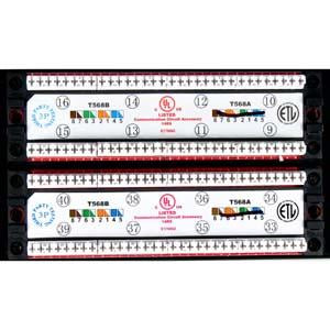 Cat.6 110 Type Patch Panel 48Port Rackmount