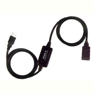 80Ft USB2.0 Active Repeater Cable A-Male/Female