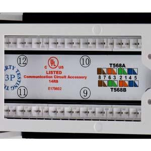 Cat.5E 110 Type Patch Panel 12Port Vertical w/Bracket