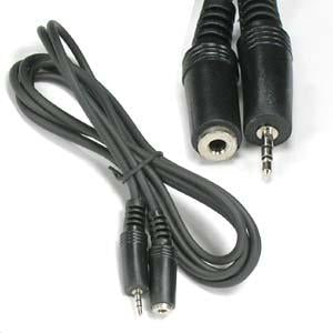 6Ft 3.5mm Stereo-F/2.5mm Stereo-M Speaker/Headset Cable