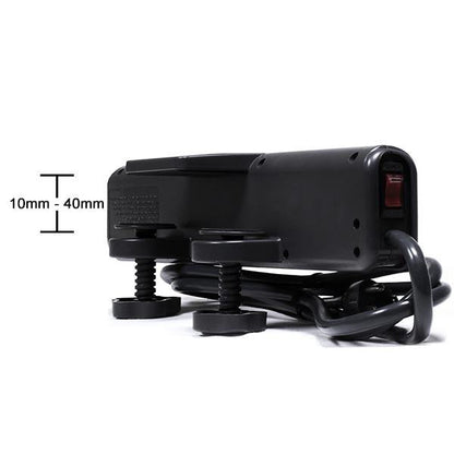 6Ft 6Outlet 15A, Screw-On Workshop Power Strip with 2 USB Charging Ports ( 5V, 2A)