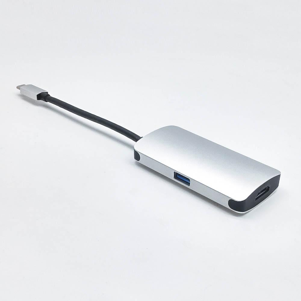 3 in 1 USB Type C Male to HDMI+C+USB3.0 Female Adapter