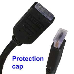 8" Ultra HD High Speed HDMI Female to Mini HDMI Male Cable (Type C) w/Ethernet