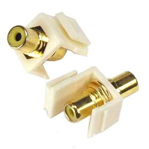 RCA Yellow F/F Keystone Module Ivory