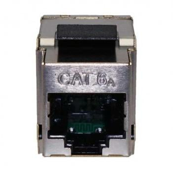 CAT6A Full-Shielded Inline Coupler Keystone Jack