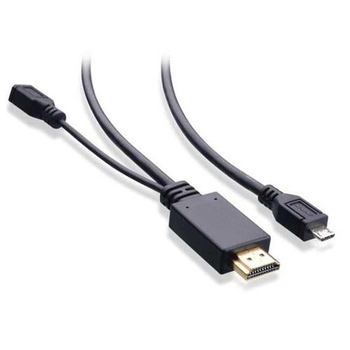 6Ft Micro USB Male to HDMI Male MHL Cable