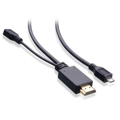 6Ft Micro USB Male to HDMI Male MHL Cable