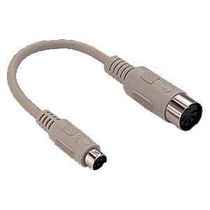 6 inch DIN5-F to Mini DIN6-M Keyboard Adapter