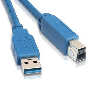 3Ft USB 3.0 Cable A-Male to B-Male Blue