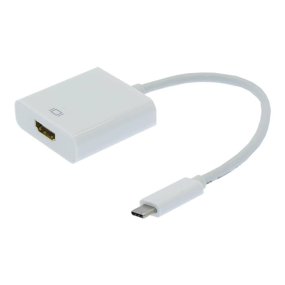 6 Inches USB Type C to HDMI Female Adapter 4K 30Hz