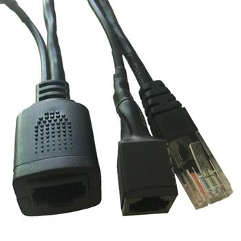 Balun RJ45+RJ11 Female to RJ45 Male Y-Cable Adapter