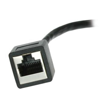 CAT5E/CAT6 RJ45 Female Socket to 8-Pin Terminal Block 6 Inch Pigtail