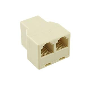 RJ12 1Jack/2Jack T adapter, Reversre(Pin1-Pin6)