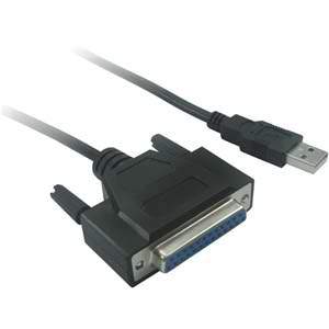 3Ft USB to DB25 Parallel Printer Adapter (DB25-F)