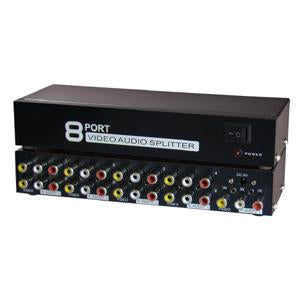 8 Way Audio Video (3RCA) Splitter