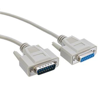 Mac Monitor Cable 6Ft DB15 M/F Cable