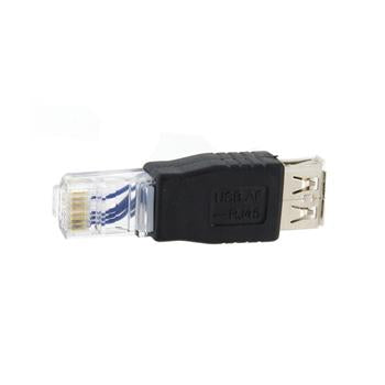 USB Female to RJ45 Ethernet Male Adapter