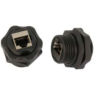 Cat.6 RJ45 Shielded Industrial Panelmount Bulkhead Coupler