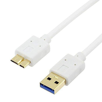 15Ft USB 3.0 Cable A-Male to Micro B-Male Blue
