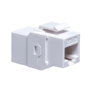 Cat.5E Inline Coupler w/Keystone Latch White