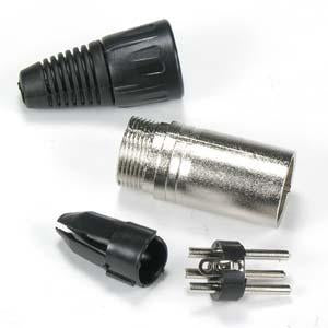 XLR 3P Microphone Connector Male