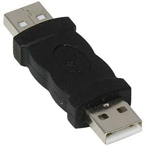 USB A M/M Gender Changer