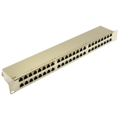 Cat.6 1U 48Port Shielded Patch Panel