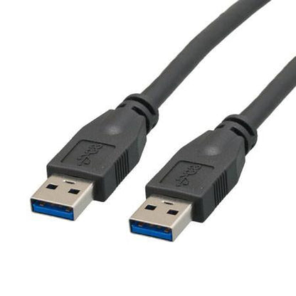 10Ft USB 3.0 Cable A-Male to A-Male Blue