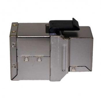 CAT6A Full-Shielded Inline Coupler Keystone Jack