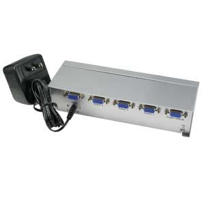 Pro Series 4Way VGA Splitter 450MHz Max 2048x1536 Resolution