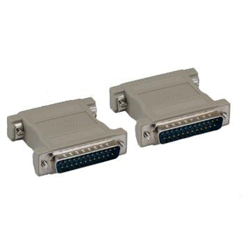 DB25 M/M Null Modem Adapter