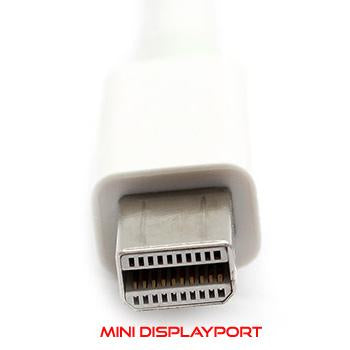 3 in-1 Mini DisplayPort (Thunderbolt) Male to HDMI/DisplayPort/DVI Female Adapter