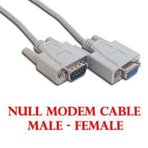 6Ft DB9-M/F Null Modem Cable