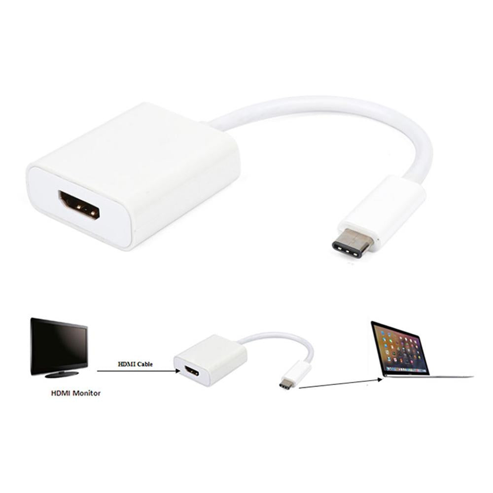 6 Inches USB Type C to HDMI Female Adapter 4K 30Hz