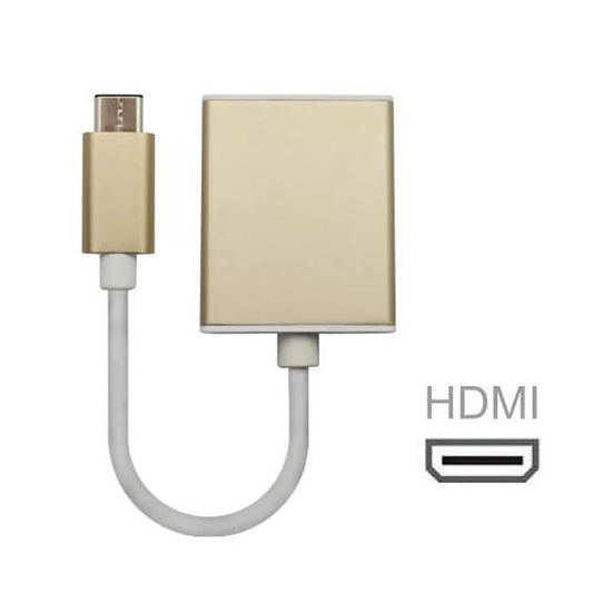6 Inch USB 3.1 Type C G1 to HDMI Female Adapter Aluminum 4Kx2K