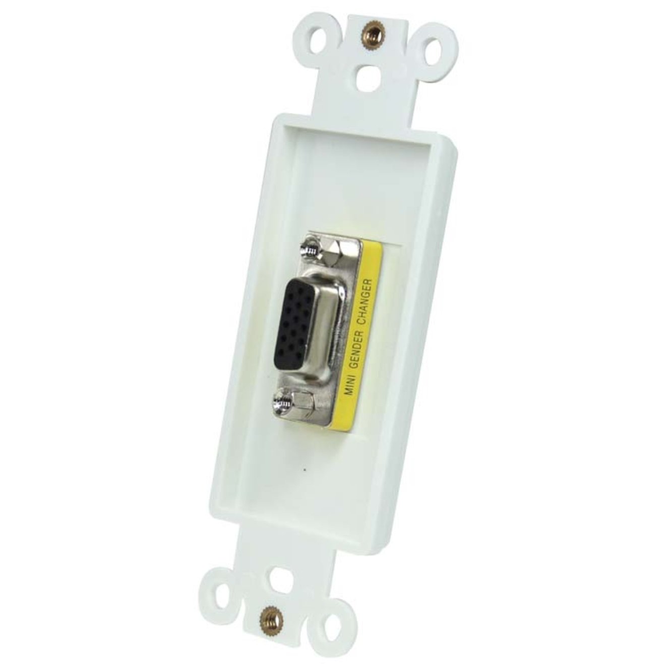 VGA Decora Wall Plate Insert - White