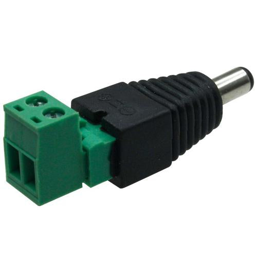 DC Plug 2.1 / 5.5mm To Removable Terminal Block