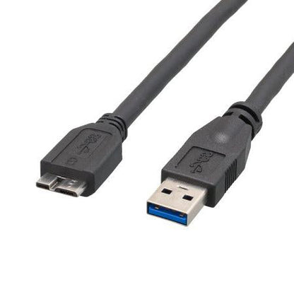 10Ft USB 3.0 Cable A-Male to Micro B-Male Blue
