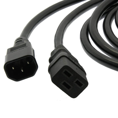 3Ft Power Cord C14 to C19 Black/ SJT 14/3