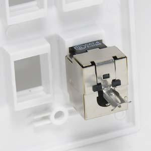 Cat6 RJ45 110 Type Shielded Keystone Jack